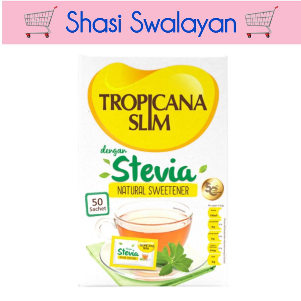 

Tropicana Slim Stevia Natural Sweetener 50 s
