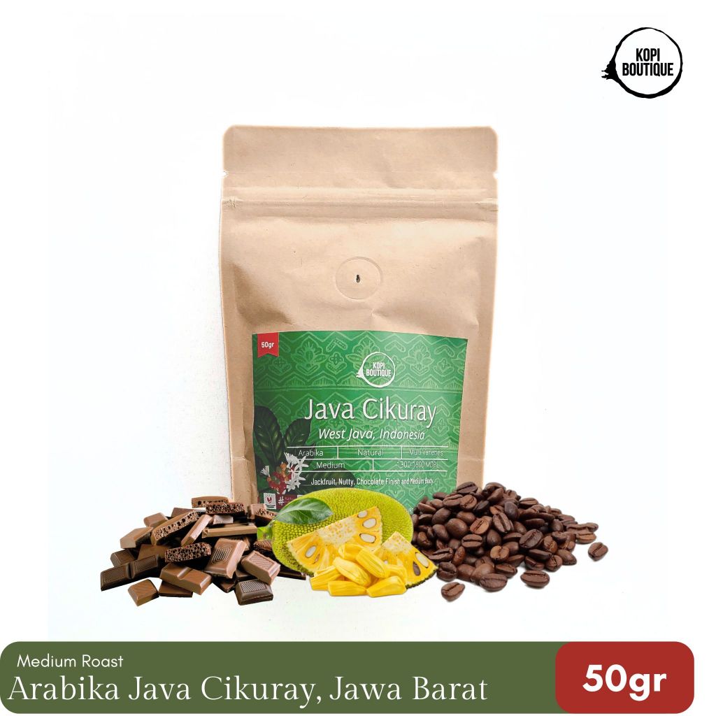 

Kopi Arabica Java Mt Cikuray Natural 50gr - Kopi Garut Jawa Barat