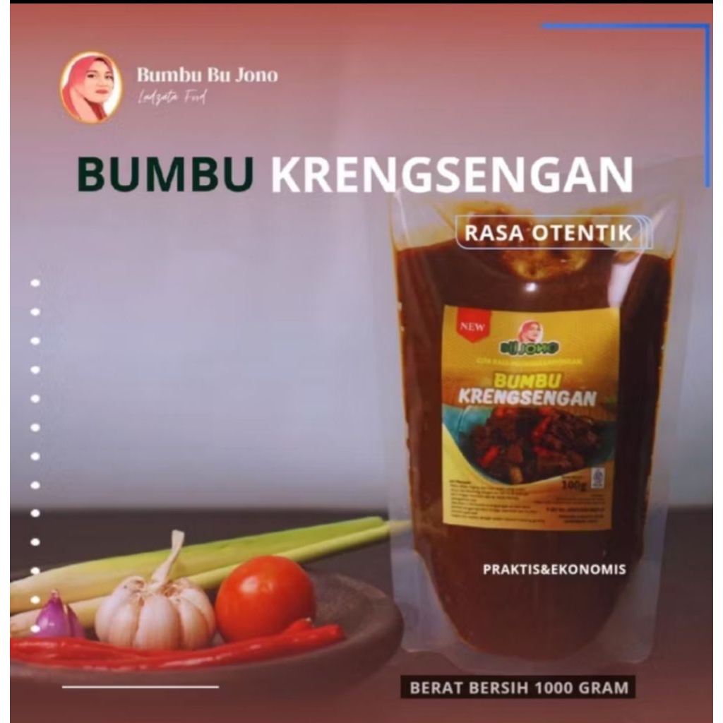 

KRENGSENG BUMBU INSTAN BU JONO 1000 GRAM