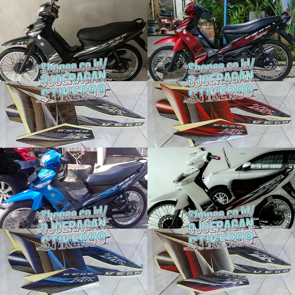 Yamaha Vega ZR 2012 Stiker Striping Vega zr 2012 Sticker Lis Body Motor