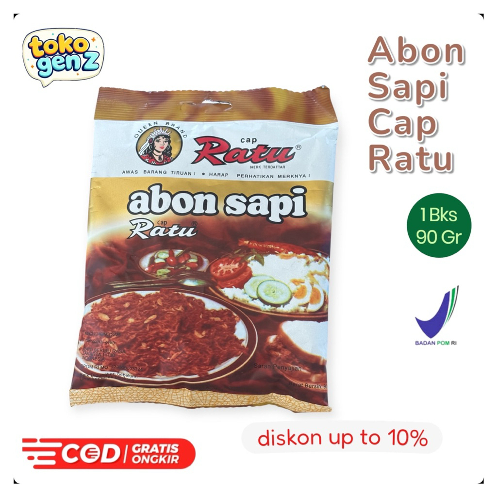 

Abon Sapi Cap Ratu - Abon Sapi Cap Ratu 1 bungkus siap saji