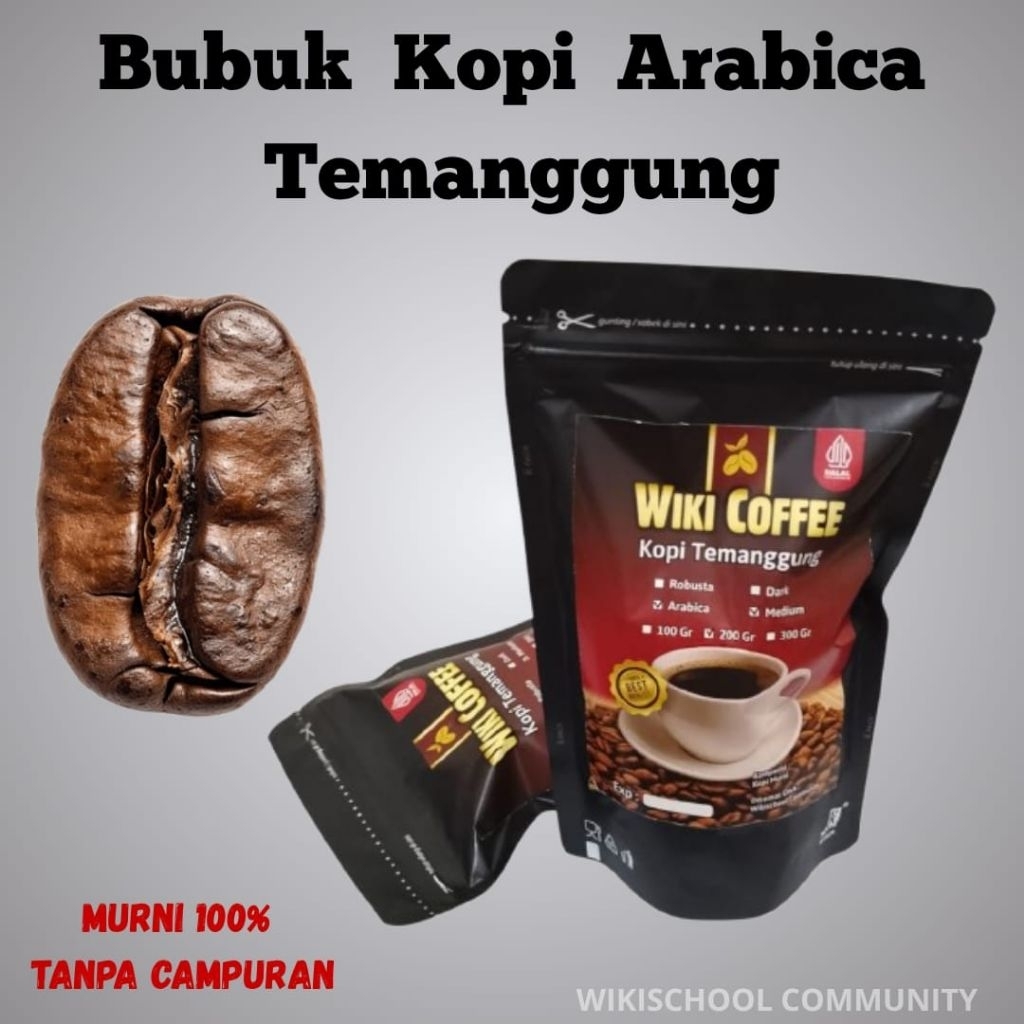 

Kopi Arabika Premium Murni 100 % Original Arabica Temanggung