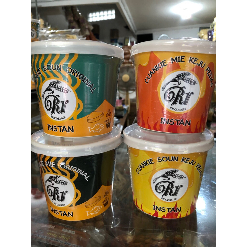 

Cuanki Instan Kumplit Rasa Mie/Soun keju Pedas dan ORIGINAL