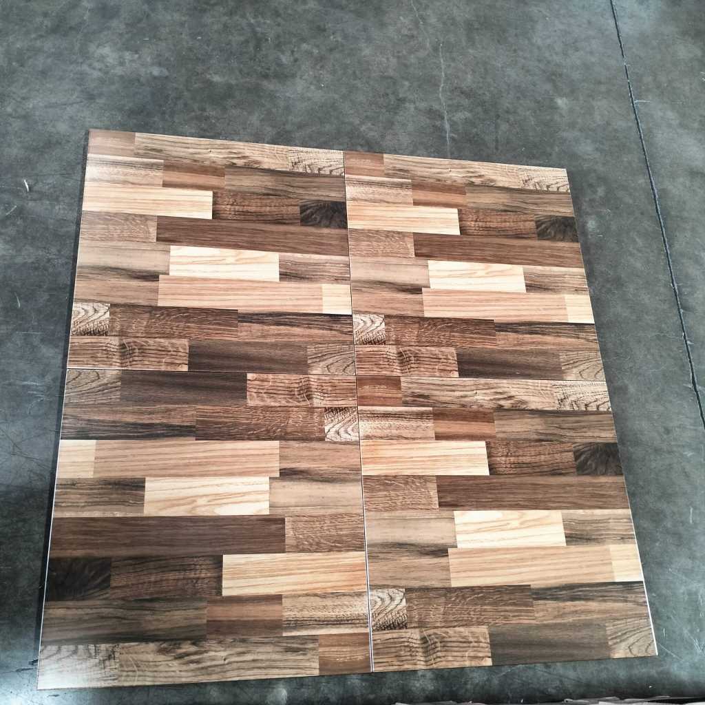 Keramik Lantai Ukuran 60x60 Austria M Brown Motif Serat Kayu