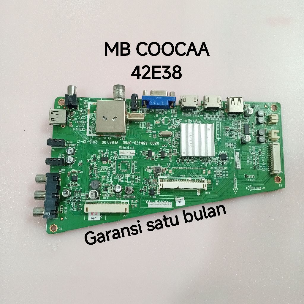 MB TV COOCAA 42E38 MAINBOARD-MOTHERBOARD-MOBO-MODUL MESIN TV COOCAA 42E38