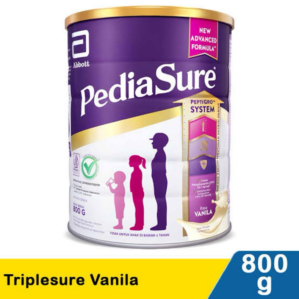 

pediasure triplesure 800gr/850gr vanila/madu