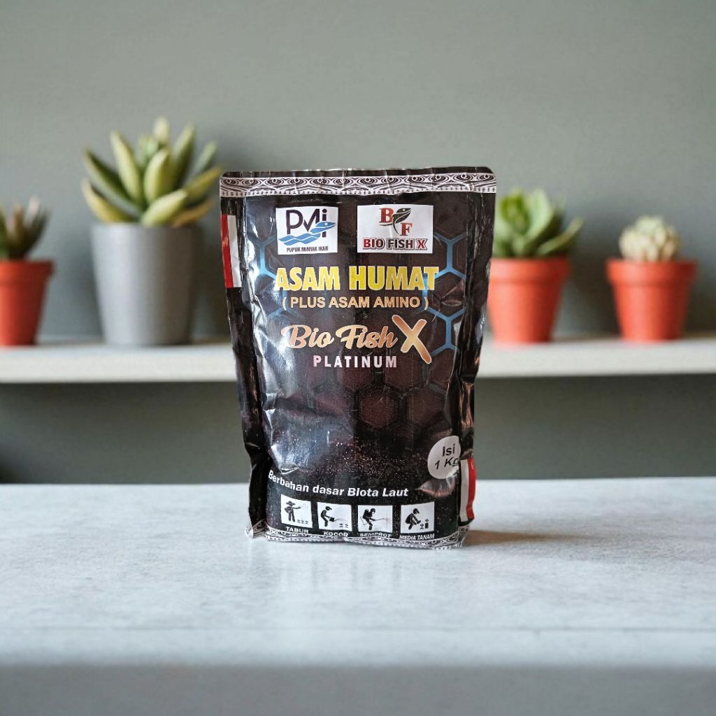 Asam humat plus asam amino berbahan dasar biota laut