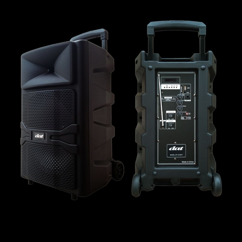 Speaker Bluetooth Trolley DAT DT-1210FT | 12 Inch Woofer