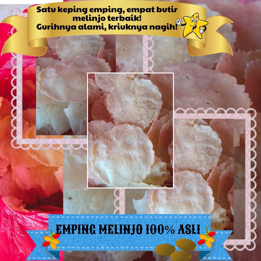 

EMPING MELINJO UKURAN KECIL 1KG