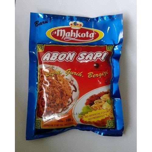 

Abon Sapi Cap Mahkota Kemasan 100gr