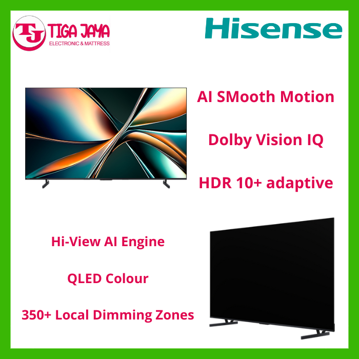 HISENSE 75U6Q MINI LED TV 75 INCH 4K UHD VIDAA SMART TV HISENSE 75U6Q