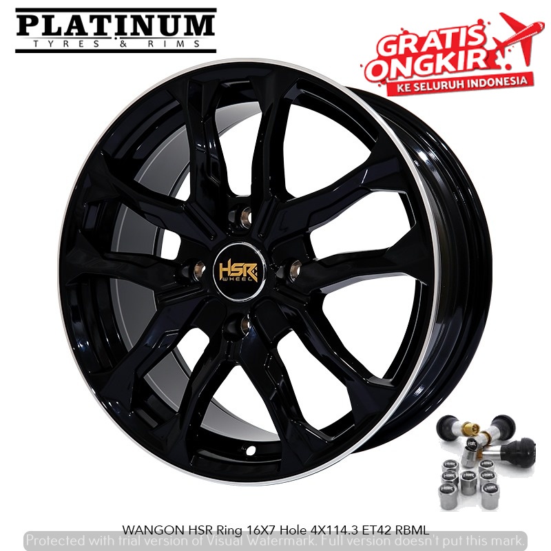 VELG MOBIL MURAH HSR WANGON RING 16 COCOK UNTUK VELOZ NISSAN AVANZA XENIA