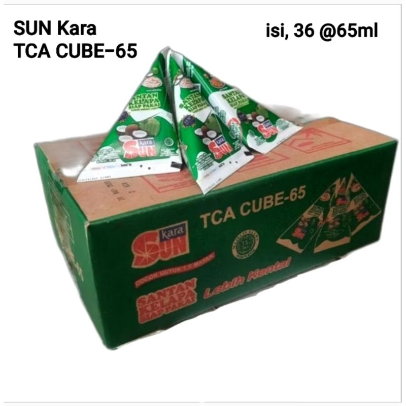

Santan Kara 1 dus isi 36 pcs / Santan Sasa 1 dus isi 32 pcs