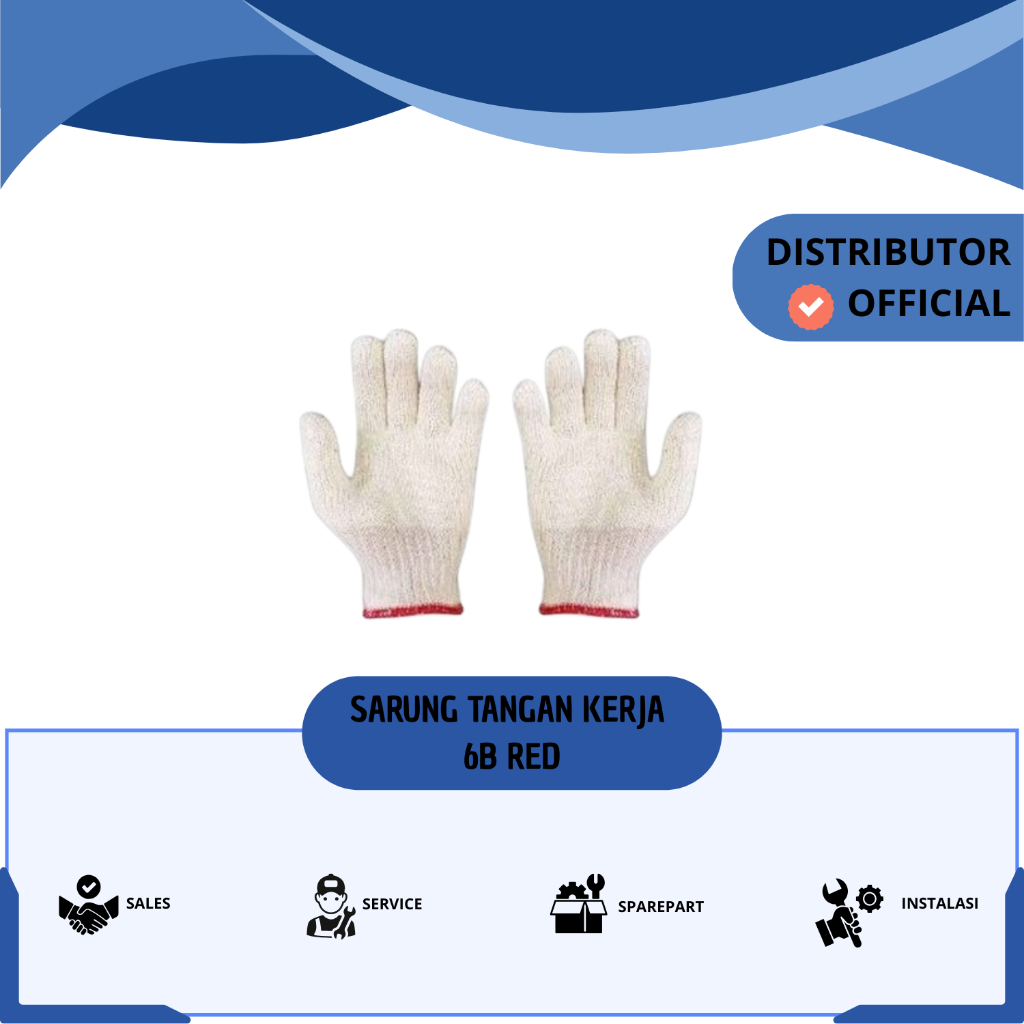 SARUNG TANGAN KERJA 6B RED