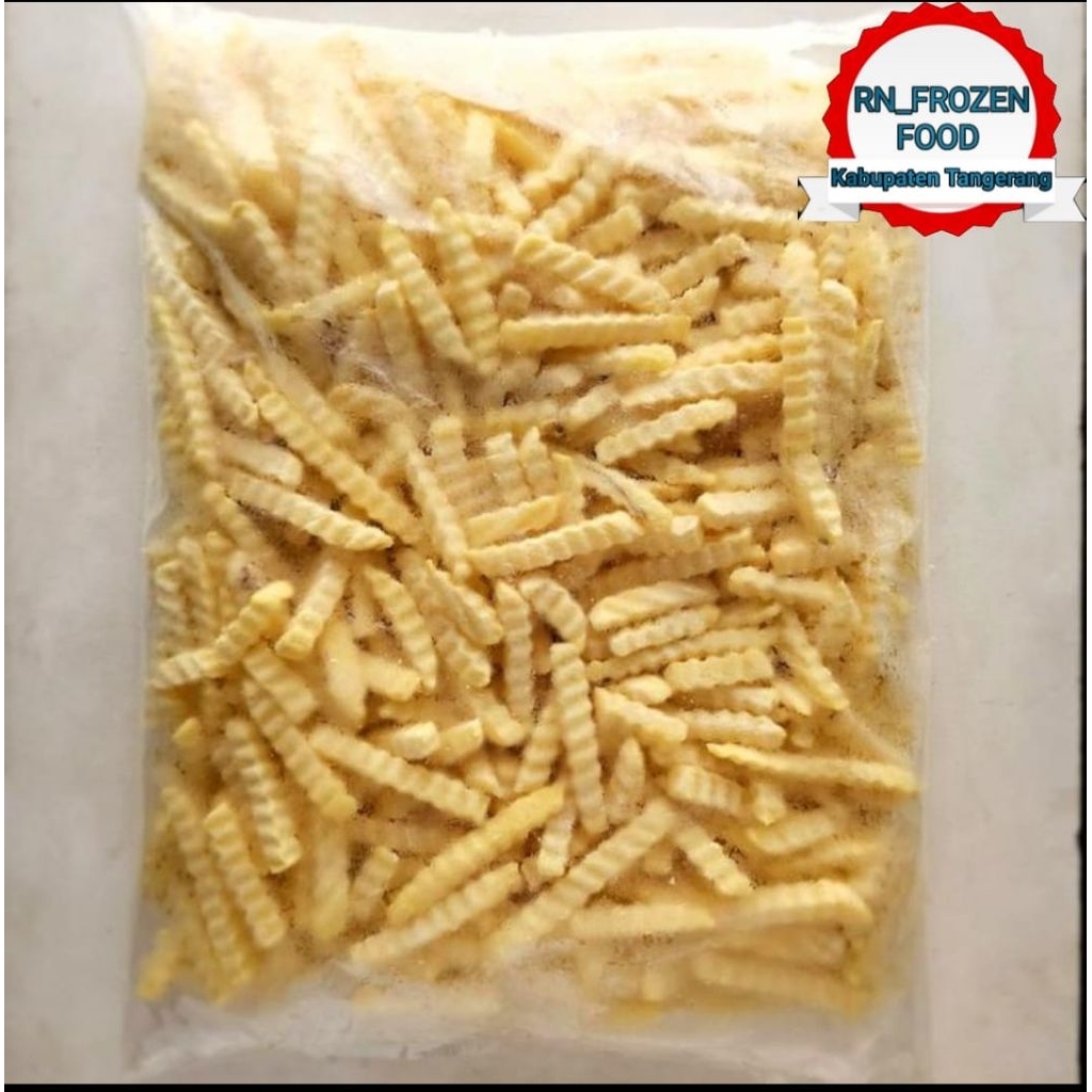 

ASANDAS KENTANG CRINCKLE BERAT ISI 2kg