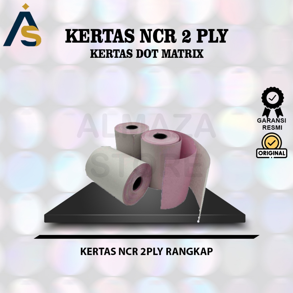 

KERTAS STRUK HVS 2PLY 3PLY 75x60 PRINTER KASIR DOT MATRIX