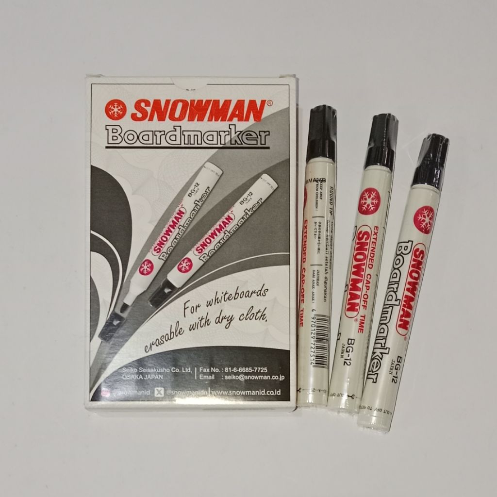 

Spidol White Board SNOMWAN BG-12 ( 1 Pcs )