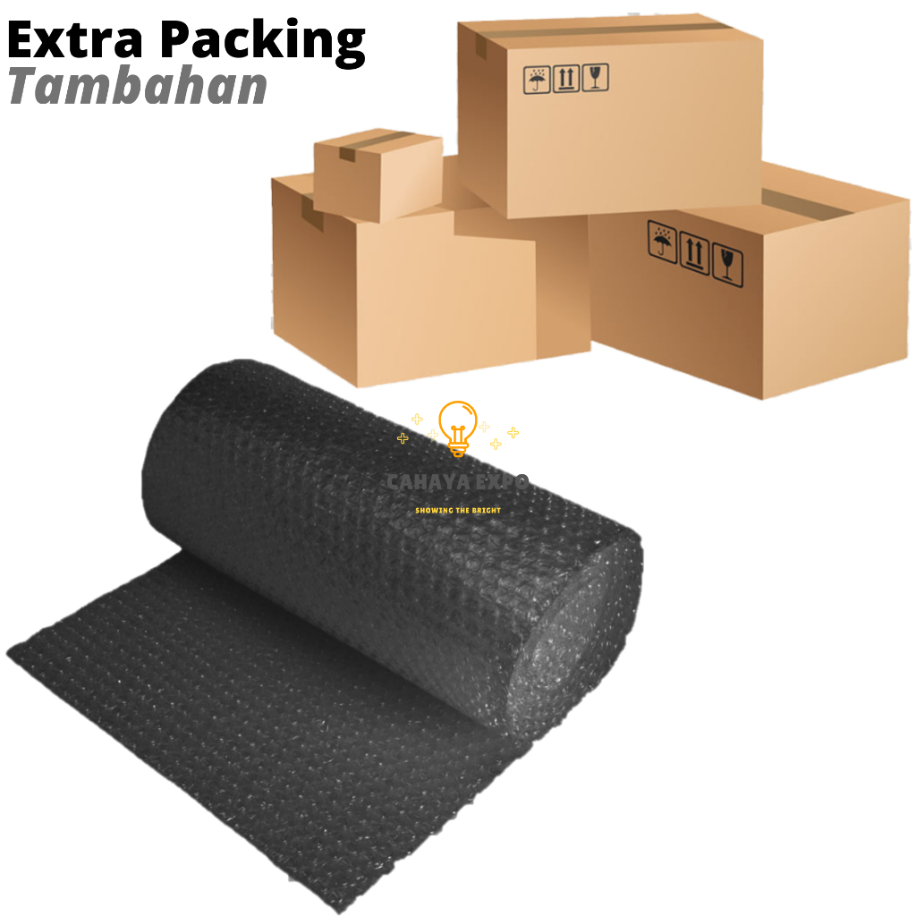 

Extra Packing Bubble Wrap Kardus Pembungkus Tambahan Cahaya Expo