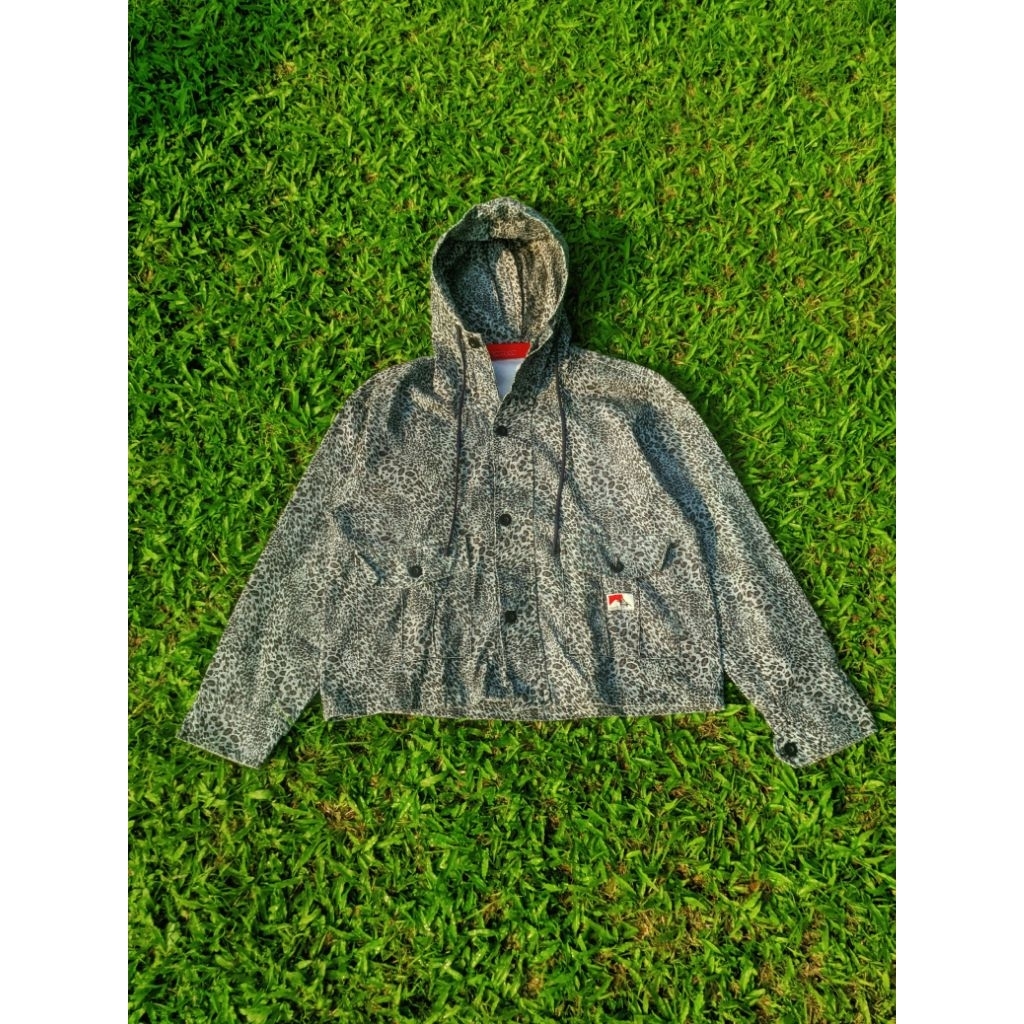 JACKET PARKA GREY LEOPARD THANKSINSOMNIA