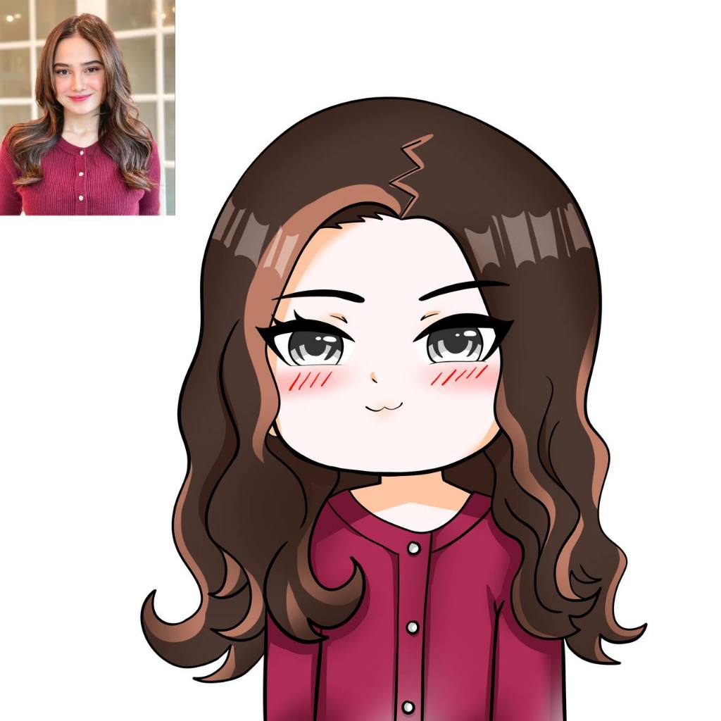 Jasa Pembuatan Gambar Chibi Commission, Anime, Kartun, Sticker Whatsapp, Logo, Kartun Pernikahan, Ka