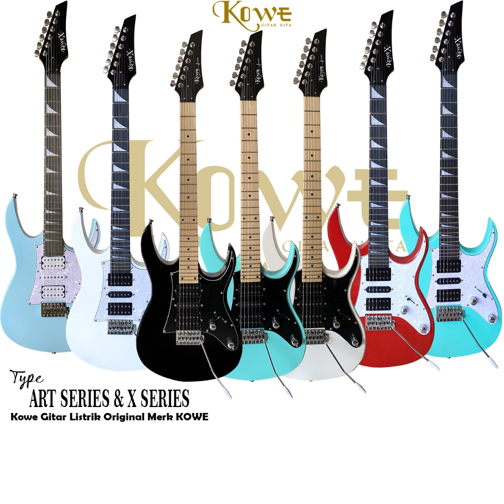 Gitar Listrik elektrik KOWE Gitar original ART SERIES & X-SERIES