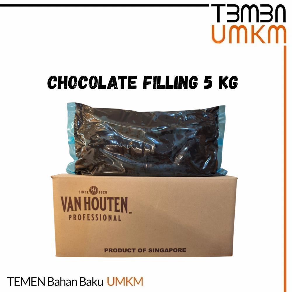 

Van Houten Profesional Dark Compound Chocolate Filling 5 Kg - sweet dark compound chocolate filling
