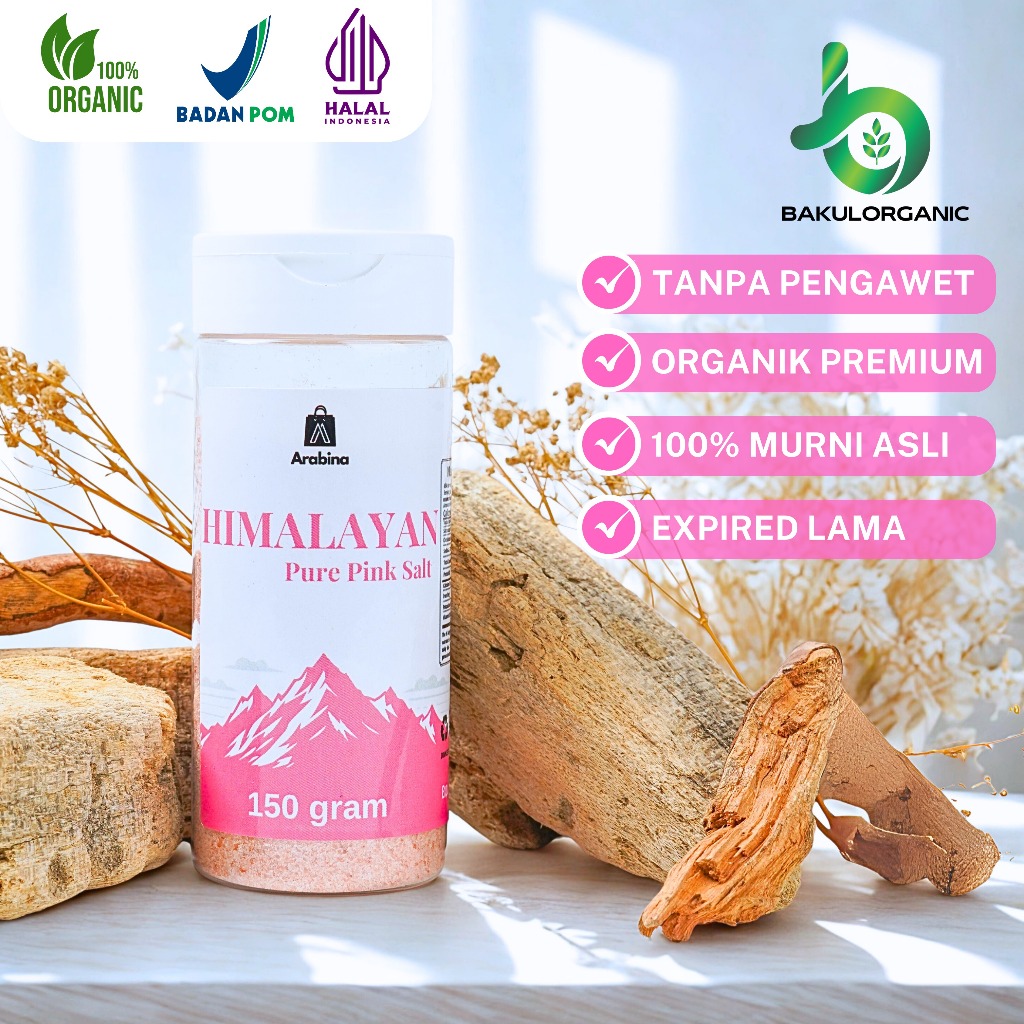 

Bakulorganic Garam Himalaya Original 100% Asli Mpasi Dan Kebutuhan Memasak Himalayan Pink Salt