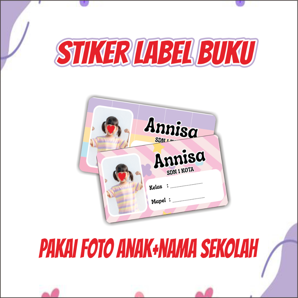 

Stiker Label Buku Stiker Label Pelajaran Stiker Label Buku Pelajaran Custom Foto/Sekolah/Kelas isi 14