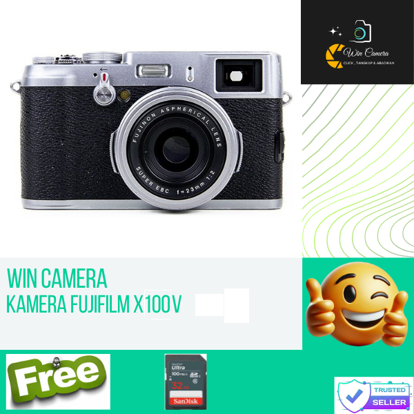 Kamera Fujifilm X100V / Camera Fujifilm / Kamera Digital / Camera Digital / X 100 V / X100 V / X 100