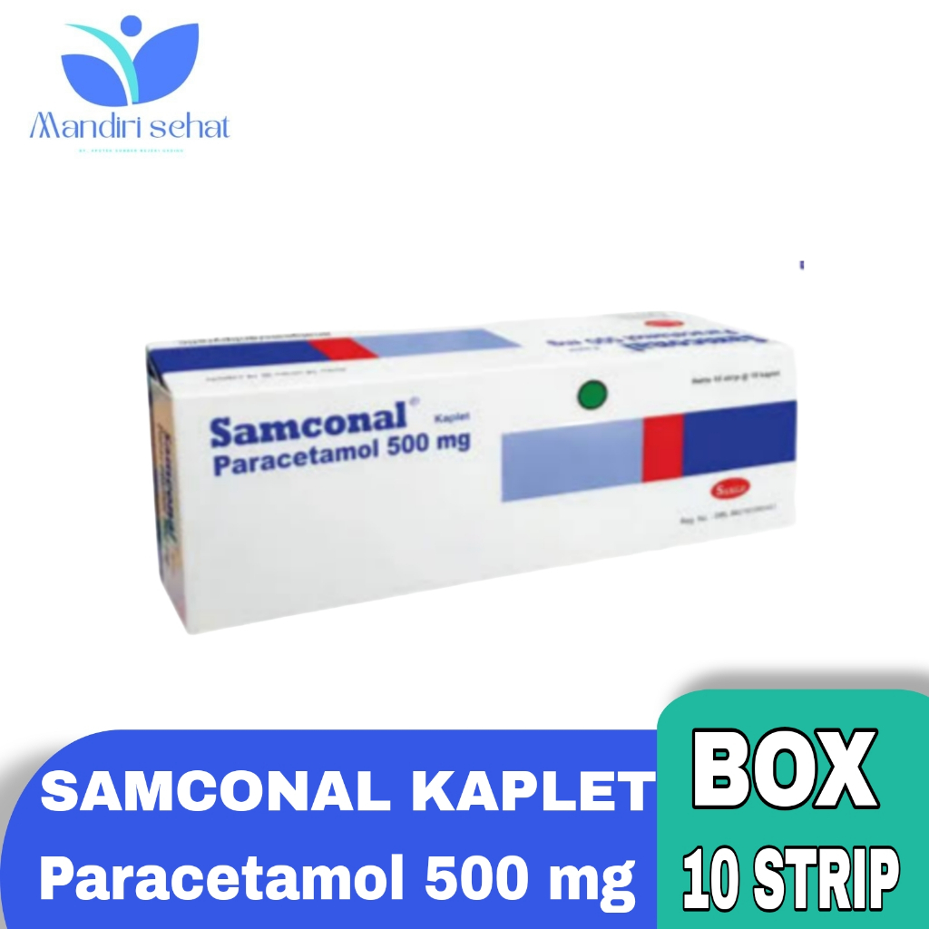 Samconal Paracetamol 500 mg Tablet Box 100 Kaplet