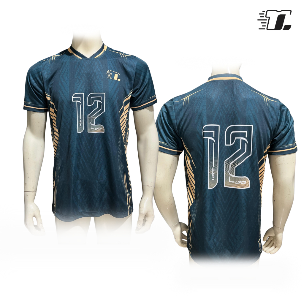 Lifco Jersey Olahraga Voli Original Full Printing Hijau Cream