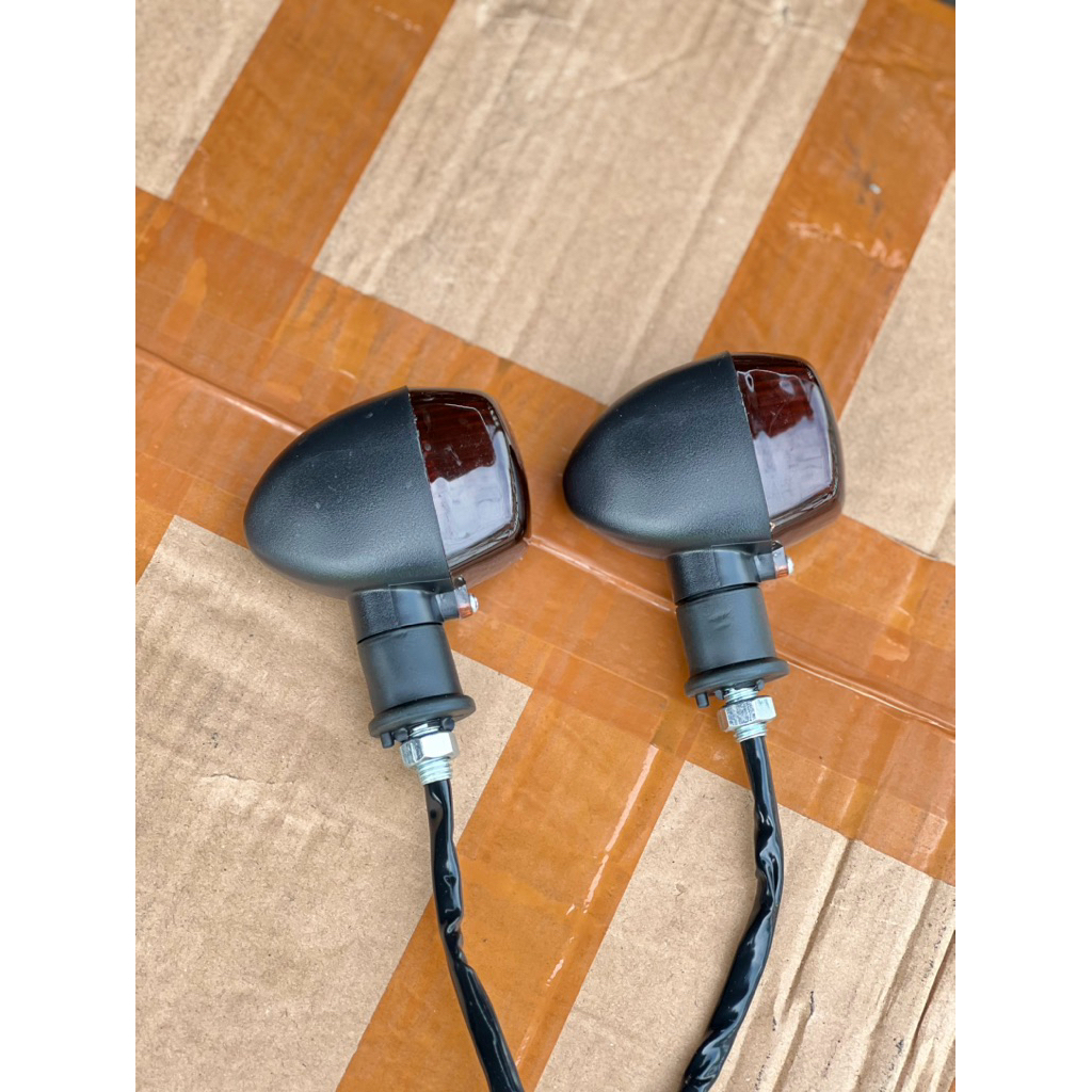 LAMPU SEIN RITING NINJA RR BLACK GAGANG PENDEK DETAIL ORIGINAL KAWASAKI NINJA RR