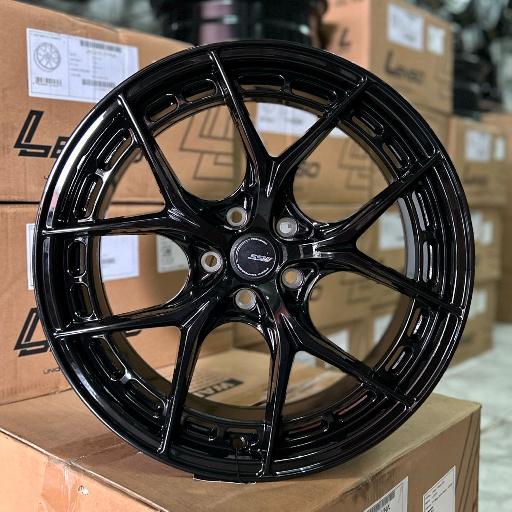Velg SSW 436 Ring 18 Lebar 8.5 Pcd 5x108 Et 38 Waana Black | Velg R18 | Velg Mobil | Velg Racing | V