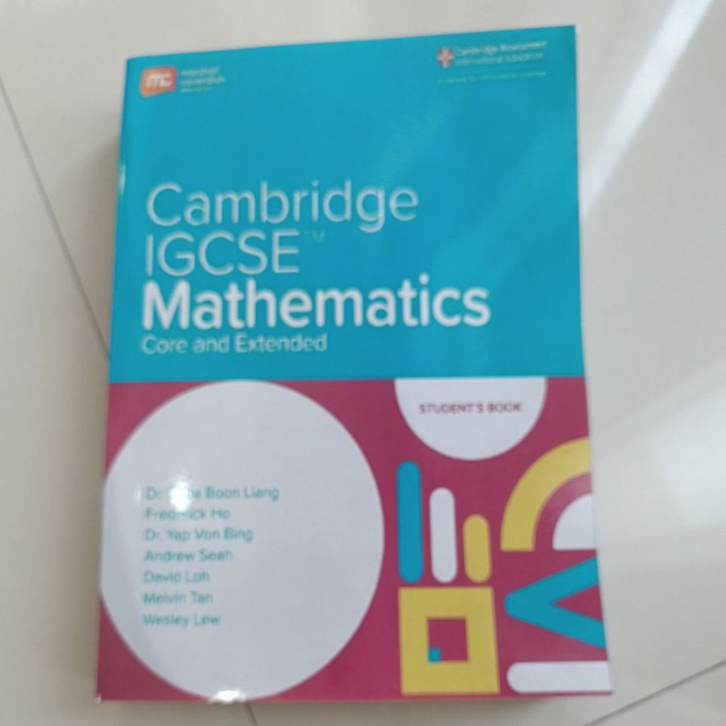 Cambridge IGCSE mathematics Core and extended