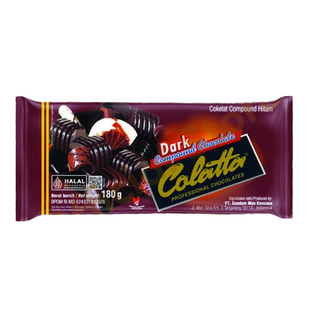 

COLATTA COKELAT COMPOUND HITAM 180G