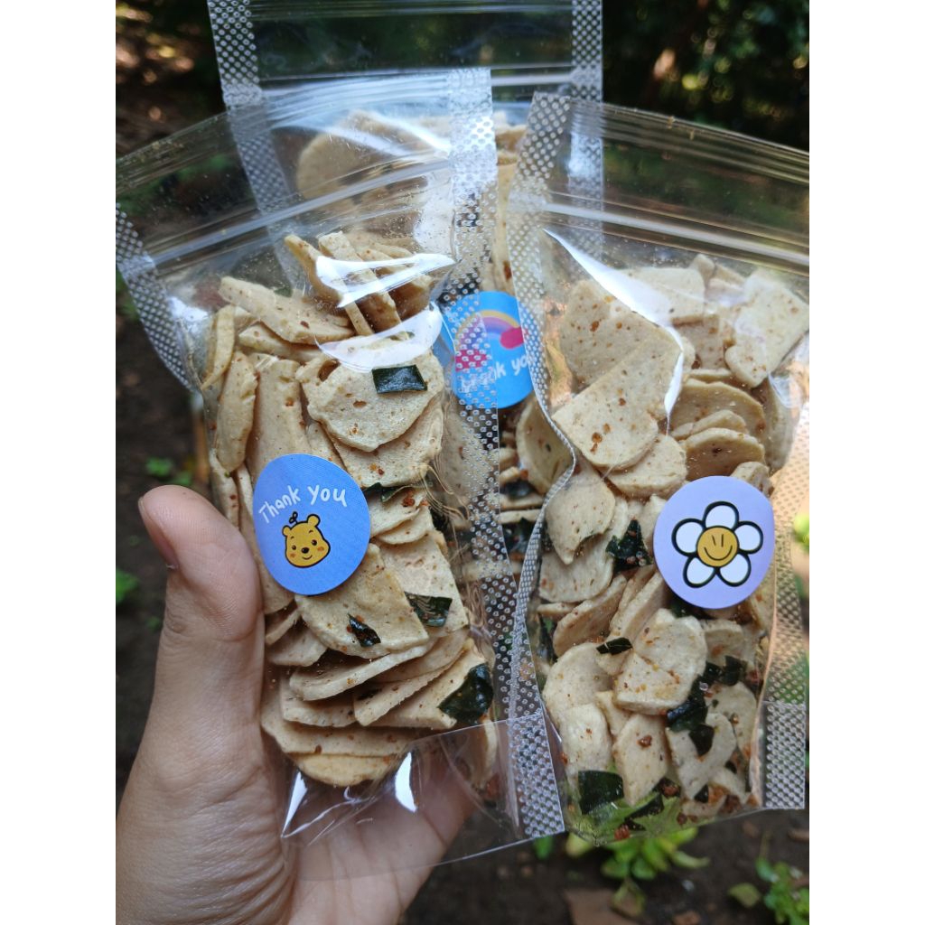

Basreng daun jeruk Original kemasan 50 gr
