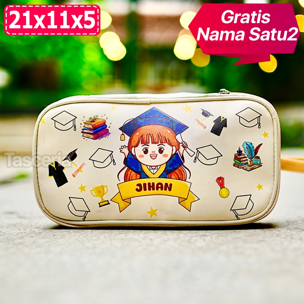 

pouch pensil custom souvenir wisuda TK Paud Custom