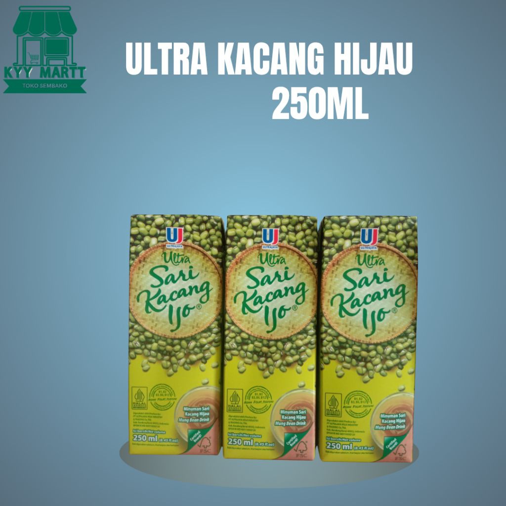

Minuman Ultra kacang hijau 250ml