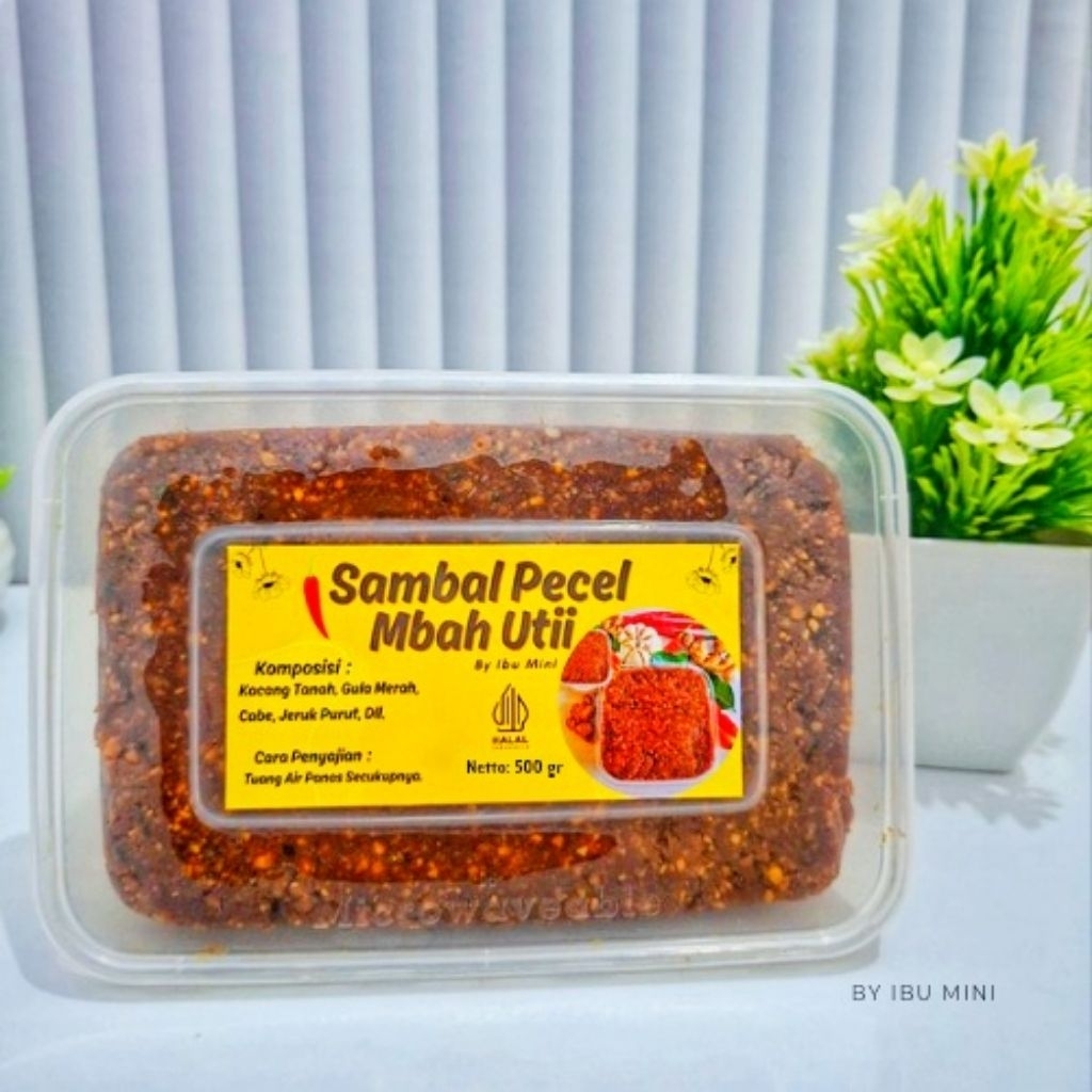 

Sambel Pecel Mbah Utii 500gr Sambel kacang Asli