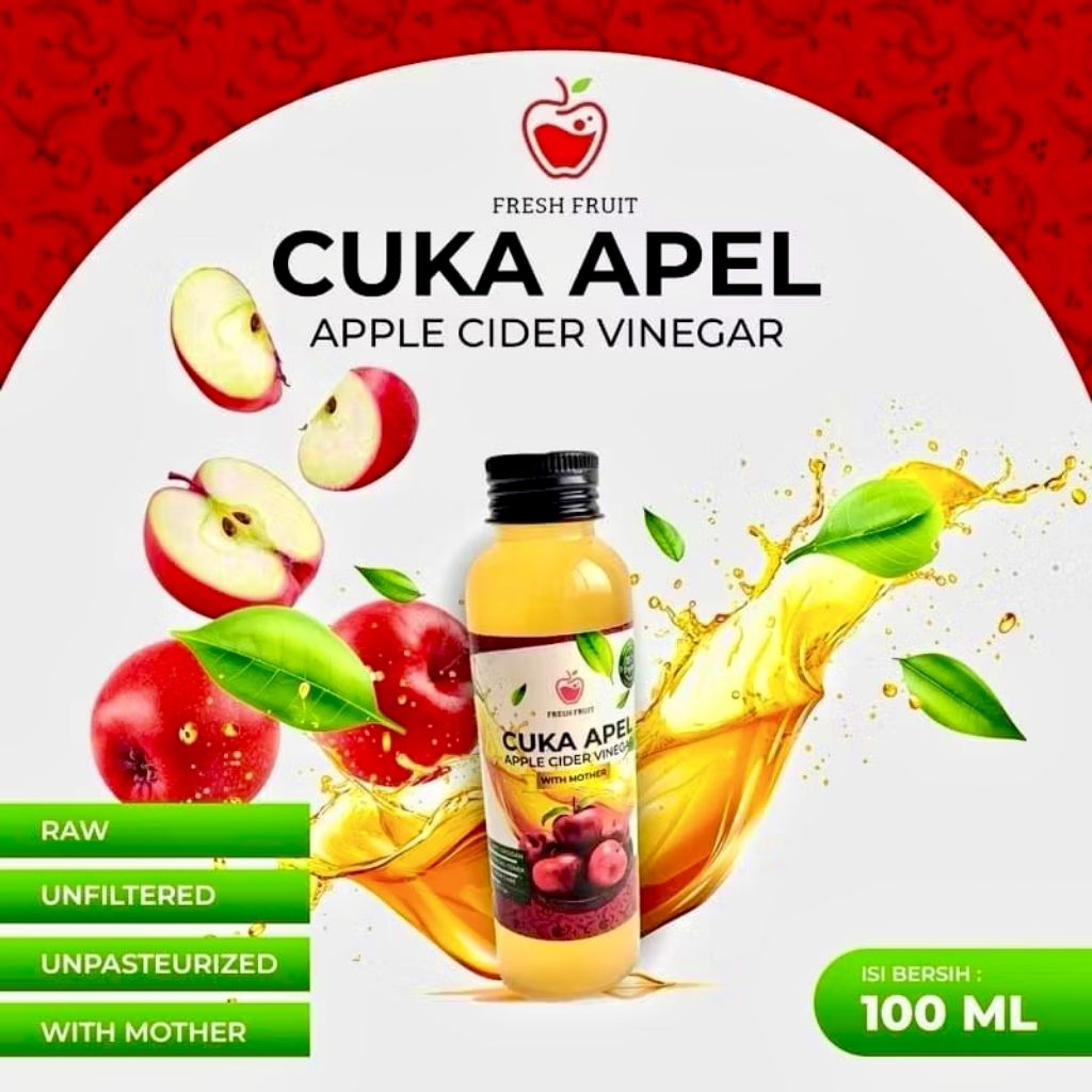 

CUKA APEL ASLI UKURAN 100ml/250ml