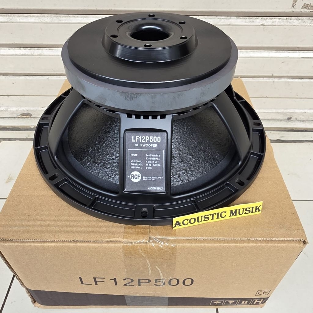 SPEAKER RCF 12 INCH LF12P500 DAUN ANTI AIR 12P500 VC 4 INCH KULIT JERUK