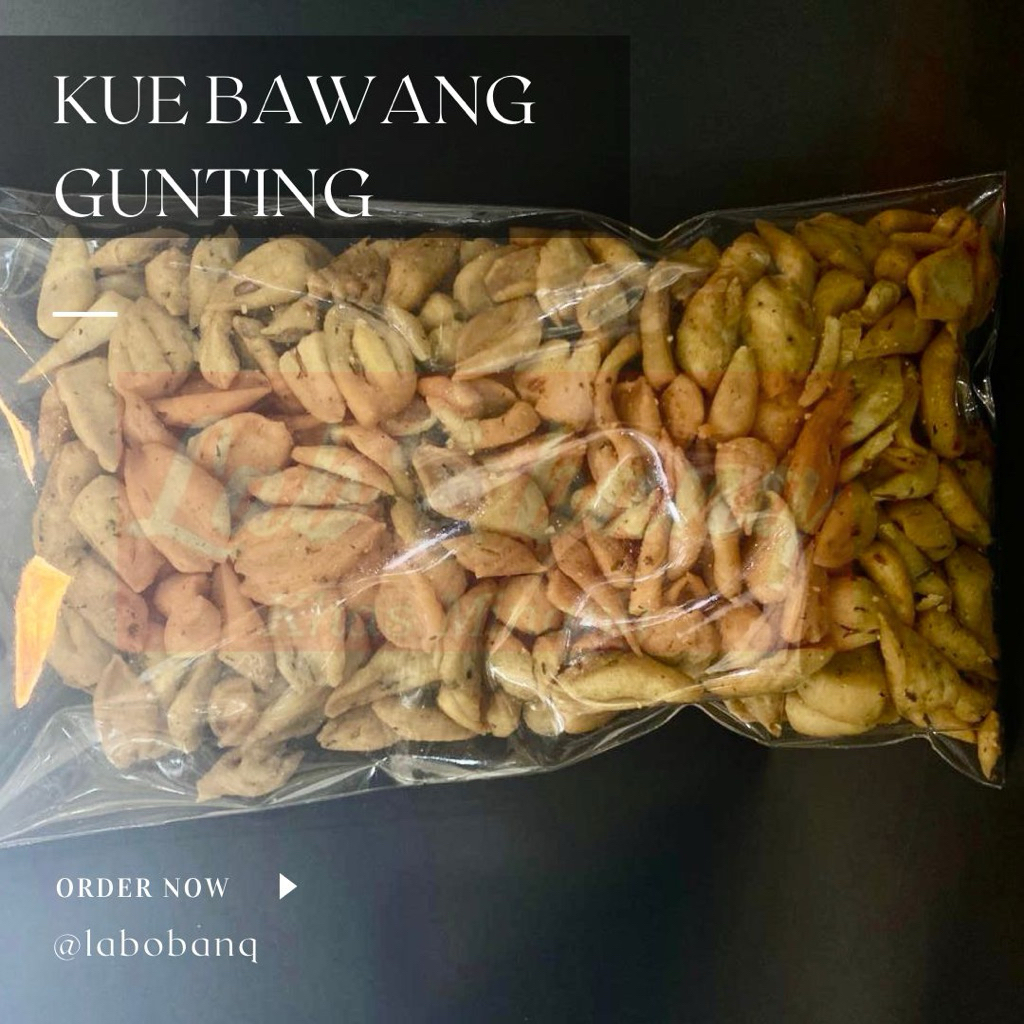 

KUE BAWANG GUNTING RENYAH GURIH KHAS MINANG