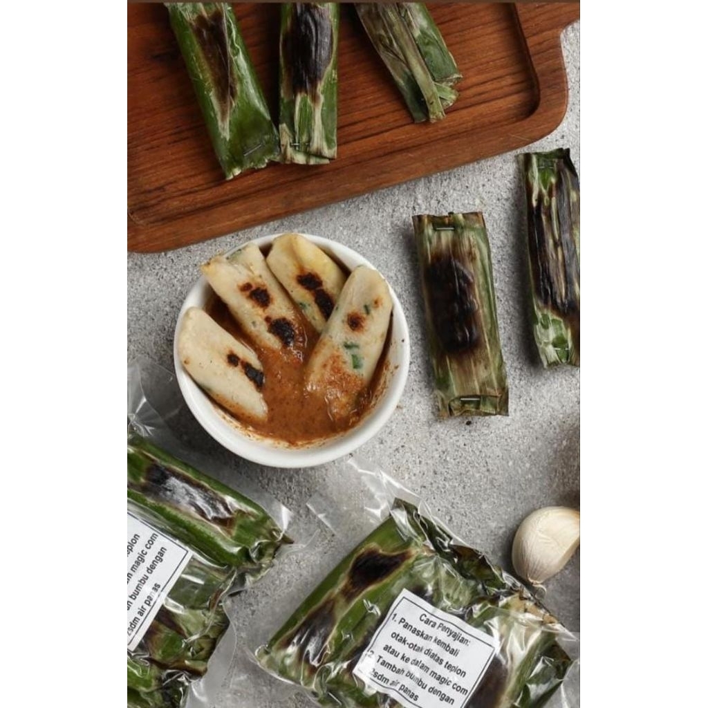 

Otak Otak Bakar Frozen isi 10 free bumbu kacang
