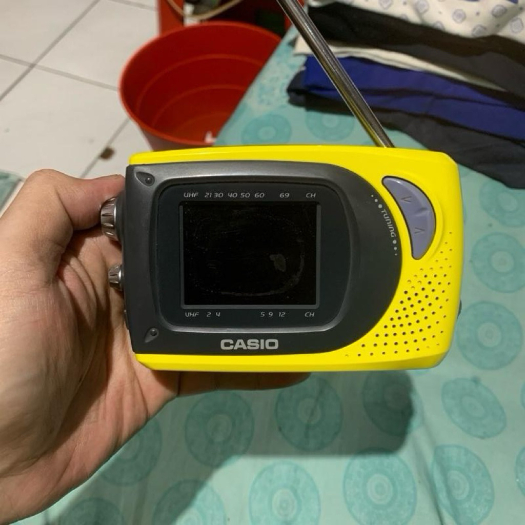 Portable TV Casio SY-20 Tv Mini Casio Tv Kecil Tv Antik Tv Vintage