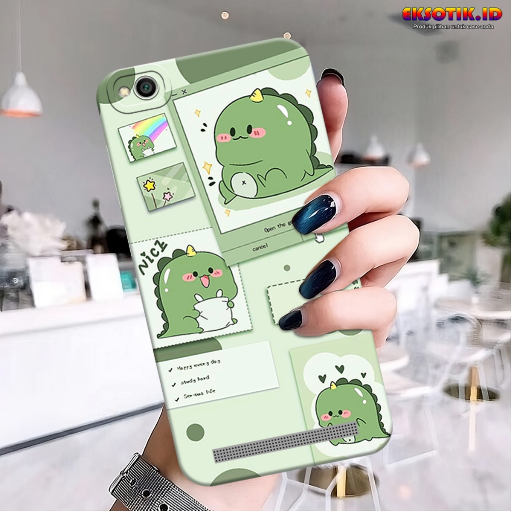 Case XIAOMI REDMI 5A - Eksotik.id - Casing  XIAOMI REDMI 5A - Case CUTE DINO - Skin Handphone - Sili
