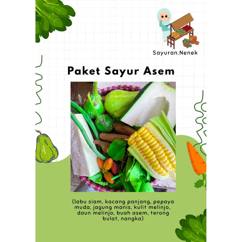 

BEST SELLER! paket sayur asem komplit