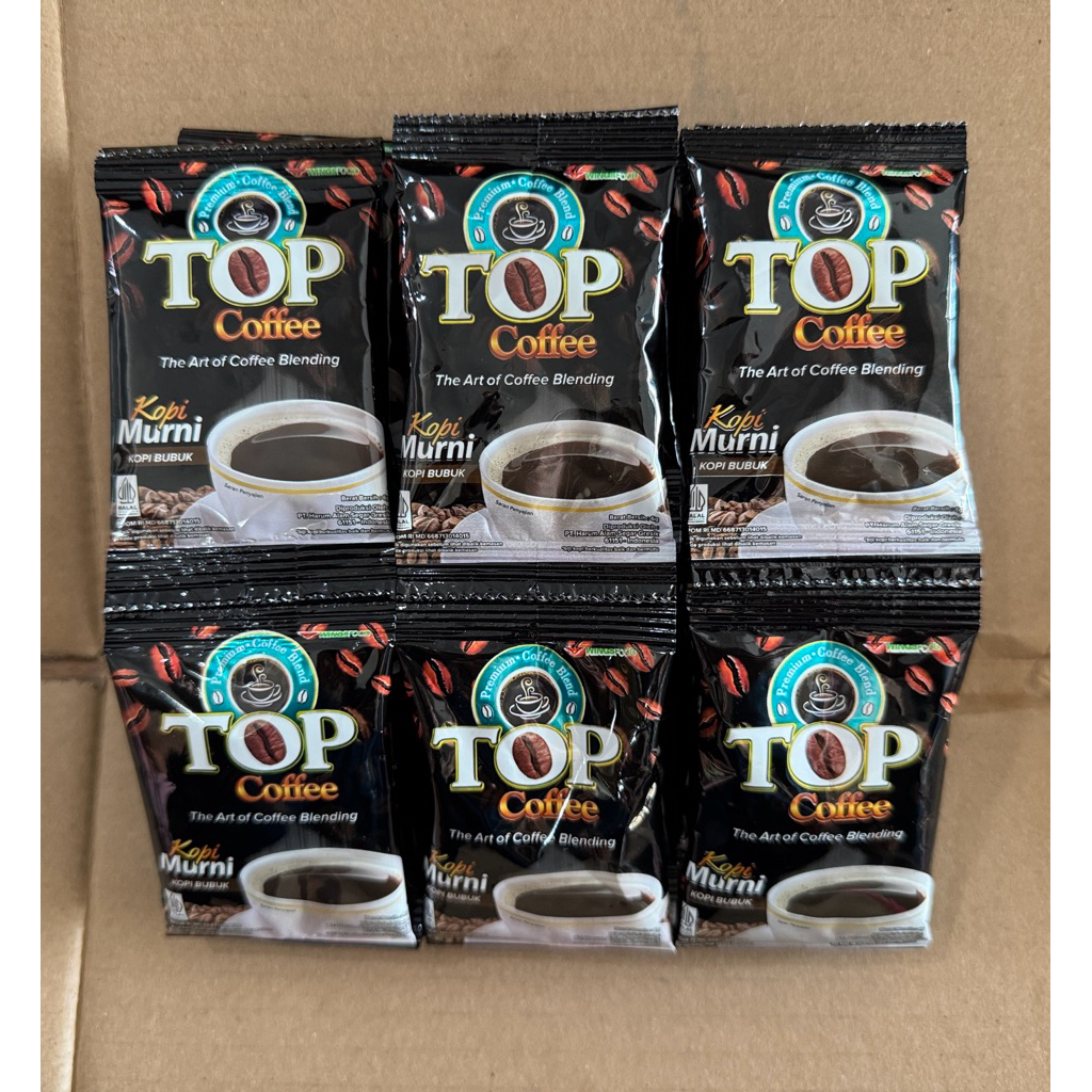 

Top Coffee Kopi Murni 6g 1Renceng isi 10Sachet