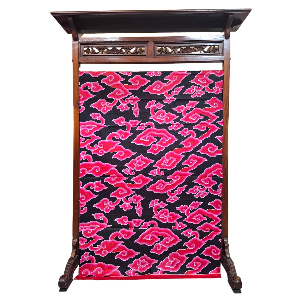 BATIK SALMA Kain Batik Motif Mega Mendung Khas Trusmi Cirebon Bahan Katun Premium Jarik Panjang Mega