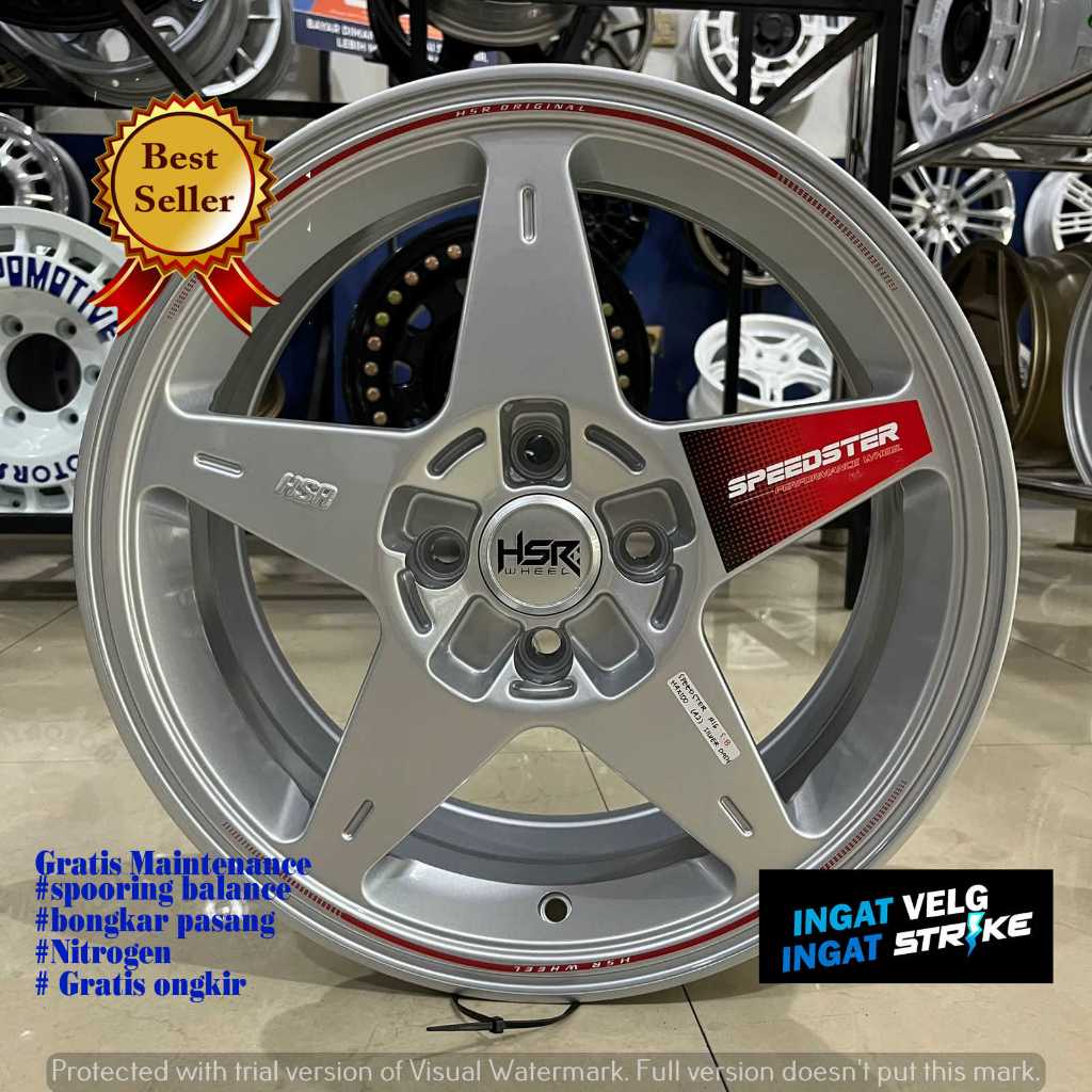 Velg Mobil Hsr R16 Untuk Ist, Soluna, Starlet, Valco, Vios, Vios New