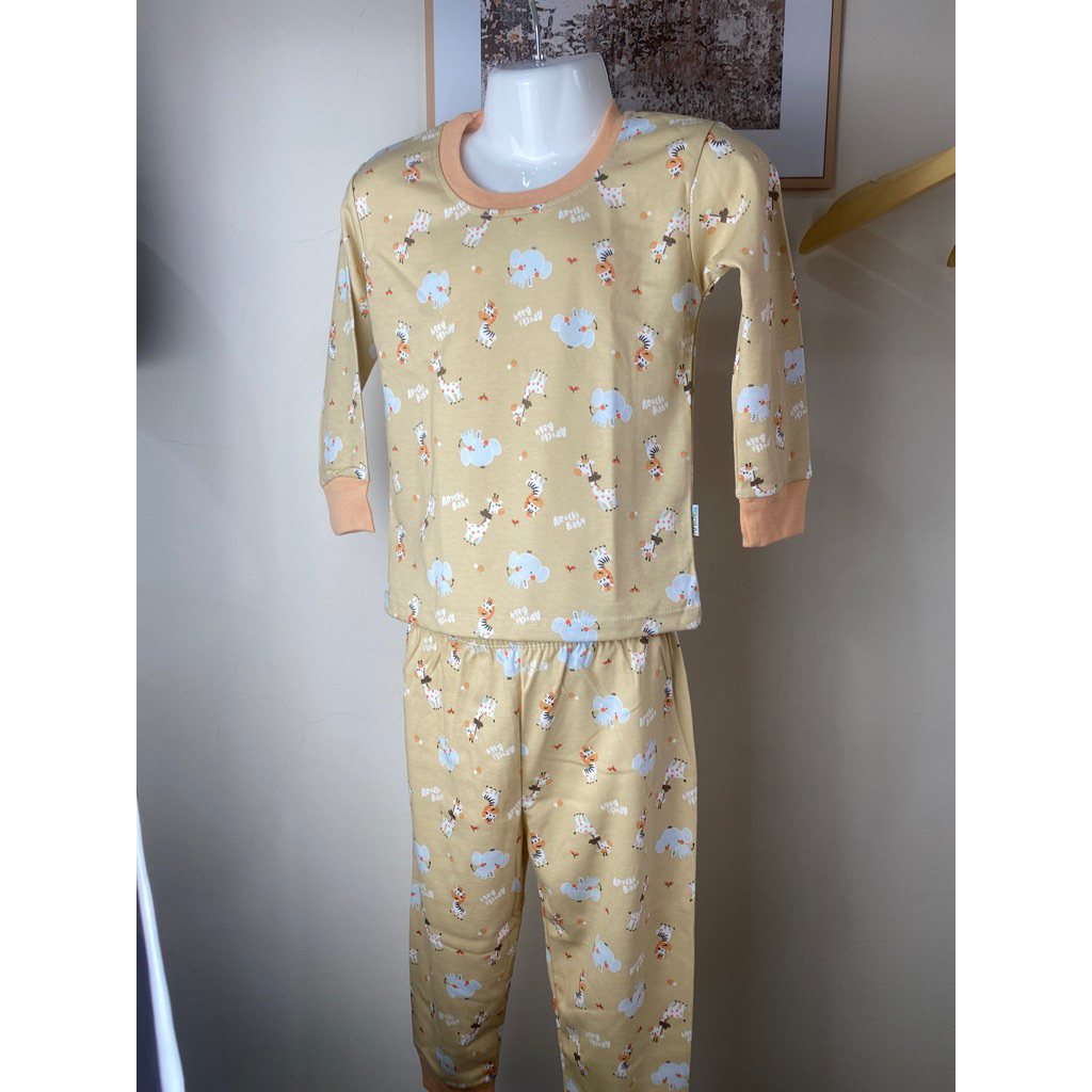 setelan Anak piyama Baju tidur anak murah Setelan Panjang anak size XXL aruchi motif gajah